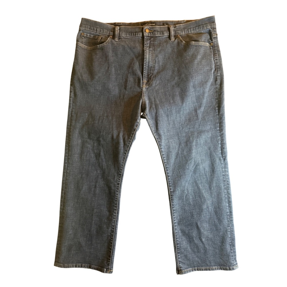 Lucky Brand 181 Relaxed Straight Jeans Mens 46x30 Blue Stretch Denim